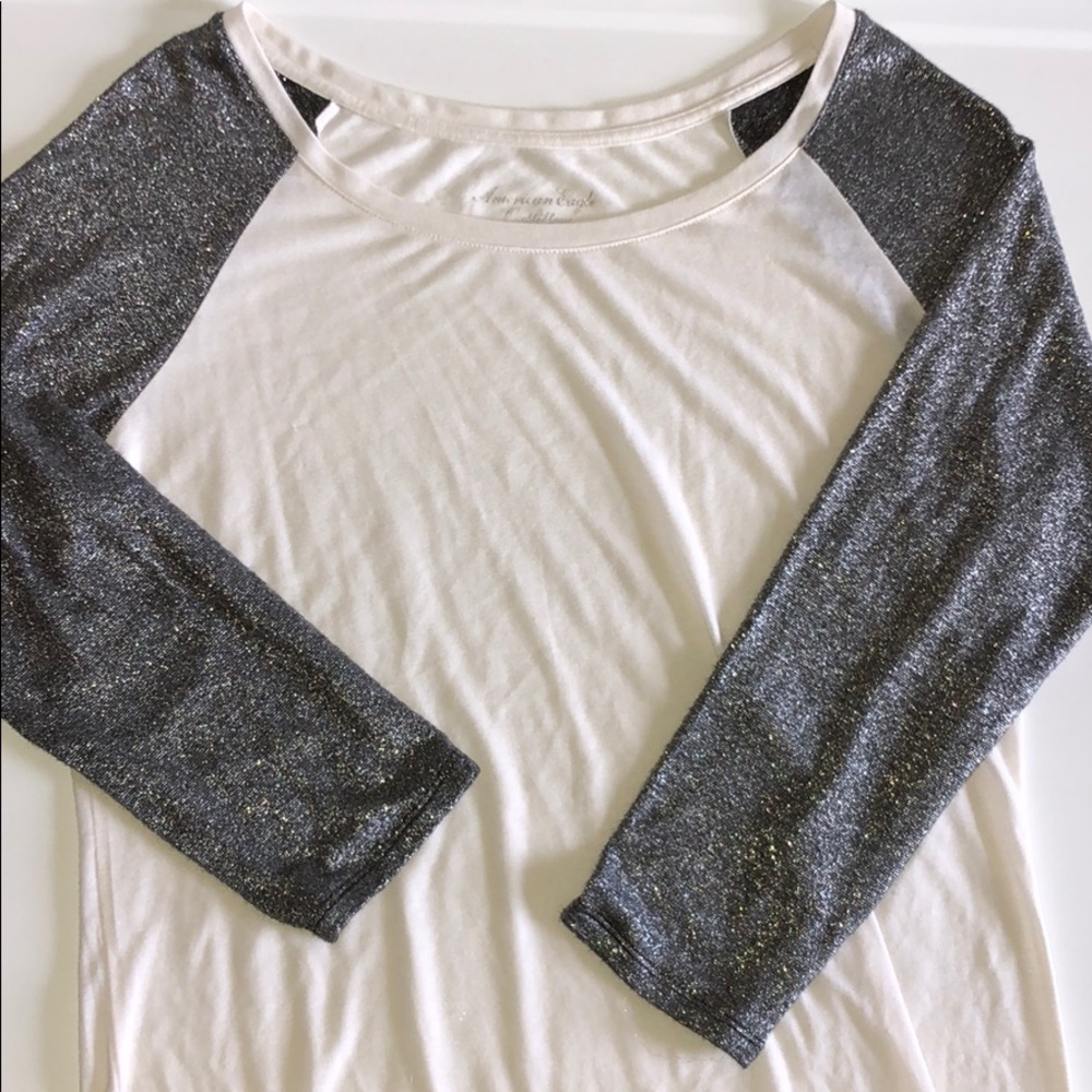 American eagle shine long sleeve top